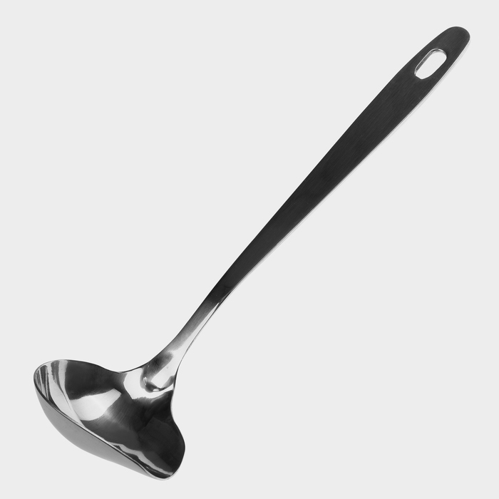 Ложка соусная из нержавеющей стали Luxstahl, 50 мл, ручка 20 см Ложка соусная из нержавеющей стали Luxstahl, 50 мл, ручка 20 см