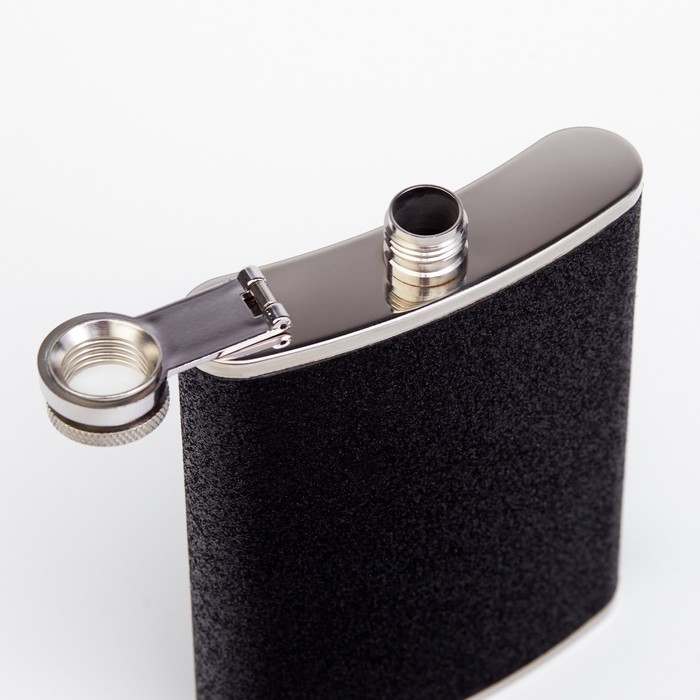 Фляжка для алкоголя 240 мл, нержавеющая сталь, подарочная, 8 oz Фляжка для алкоголя 240 мл, нержавеющая сталь, подарочная, 8 oz