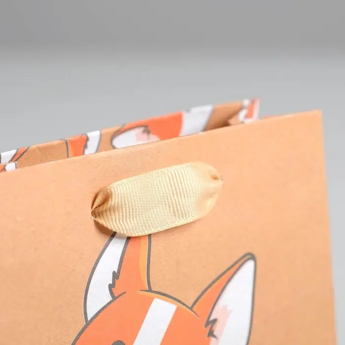 Пакет подарочный крафтовый, упаковка, «Пёсик», S 12 х 15 х 5.5 см Пакет подарочный крафтовый, упаковка, «Пёсик», S 12 х 15 х 5.5 см