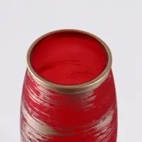 Ваза &laquo;Эстетика&raquo;, рубин, h=25 см, стекло, красная