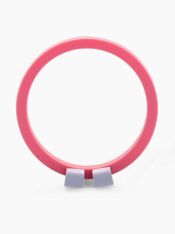 Подставка для украшений «Круг», 11,5*11,5*4,5 см, цвет розовый