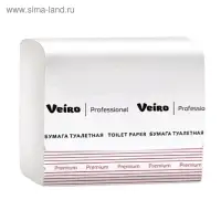 Туалетная бумага для диспенсера Veiro Professional Premium, V-сложение, 250 листов