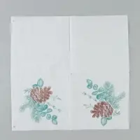 Салфетки новогодние бумажные &laquo;Хвойная&raquo;, 24&times;24, 1 слой, 50 шт.