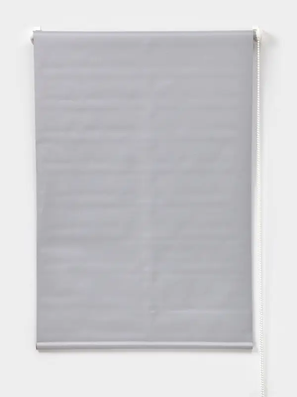 Штора рулонная 60х160см "Блэкаут" (по полотну 57х160см), цвет серый