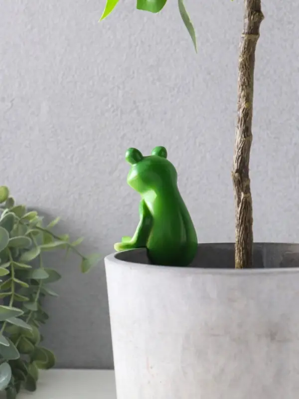 Сувенир полистоун Сувенир полистоун "Лягуха с лимонадом" 5,3х5,5х10,3 см