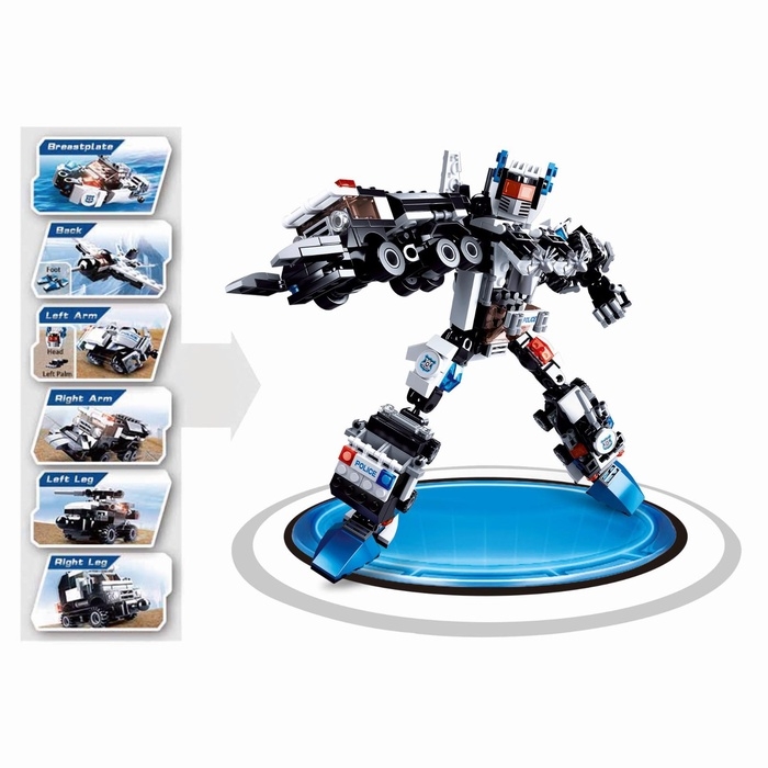 Конструктор Конструктор "Страж полиции", 74 детали