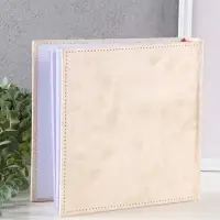 Фотоальбом на 200 фото 10х15 см "Бежевый" бумажные листы, замшевый 5х22,5х223см Фотоальбом на 200 фото 10х15 см "Бежевый" бумажные листы, замшевый 5х22,5х223см