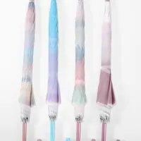 Зонт - трость полуавтоматический &laquo;Нежность&raquo;, 8 спиц, R=47/55 см, d=94 см, МИКС