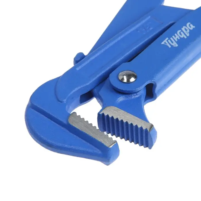 Ключ трубный рычажный ТУНДРА, плоский зажим 90&deg;, раскрытие до 50 мм, №2, 1 1/2"