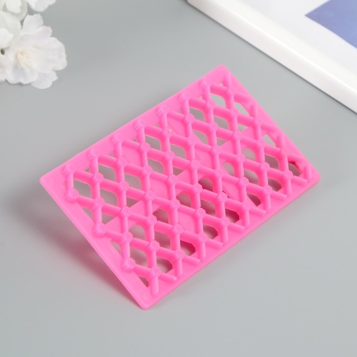 Штамп пластик  Штамп пластик "Ромб с брюликом"12,8х7.5 см