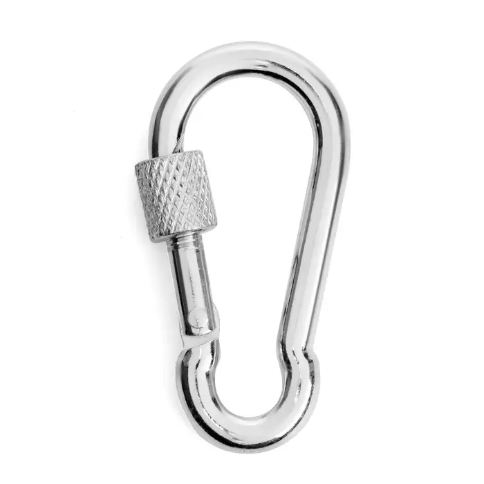 Карабин монтажный с фиксатором ТУНДРА krep, DIN5299D, 5×50 мм, оцинкованный, 1 шт. Карабин монтажный с фиксатором ТУНДРА krep, DIN5299D, 5×50 мм, оцинкованный, 1 шт.