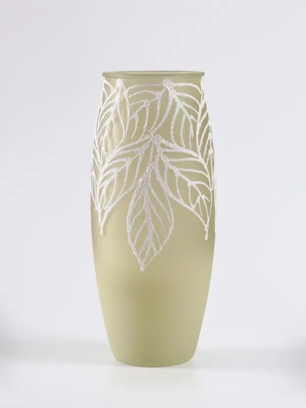 Ваза «Кармен» овал, h=23 см, стекло, бледно-зелёная Ваза «Кармен» овал, h=23 см, стекло, бледно-зелёная