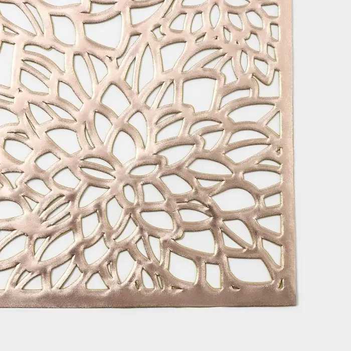 Салфетки сервировочные на стол Доляна &laquo;Астра&raquo;, 45&times;30 см, 4 шт., золотые