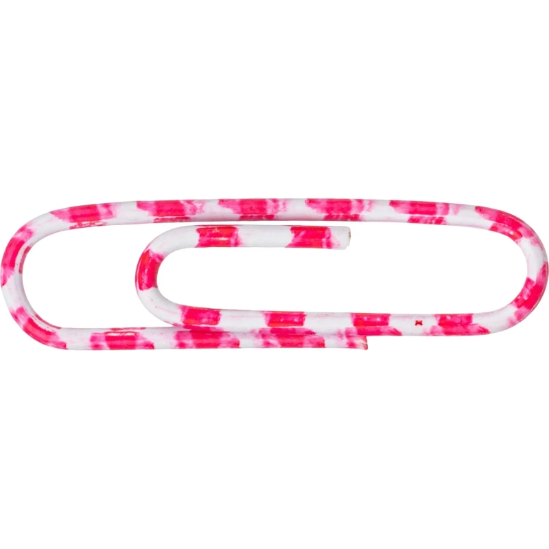 Скрепки Attache Зебра с полимерным покрытием,28 мм,разноцветные,100 шт/уп