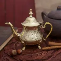 Сувенир латунь "Чайничек" 16х9х12,5 см