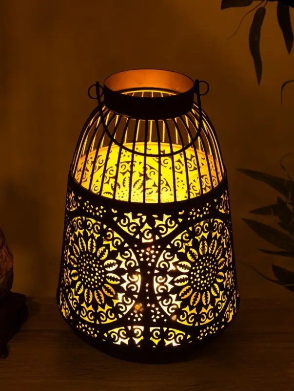 Подсвечник &laquo;Ажур&raquo;, 21.5&times;21.5&times;30.5 см, металл