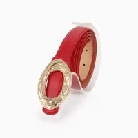 Ремень жен 04-01-01-04, Июнь2513, 2,4*0,3*110 см, без винта, пряж золото, гвоздик, крачный 1090316 Ремень жен 04-01-01-04, Июнь2513, 2,4*0,3*110 см, без винта, пряж золото, гвоздик, крачный 1090316