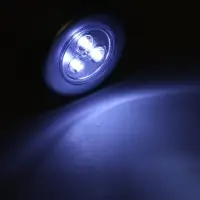Светильник настенный светодиодный &laquo;Мастер К&raquo;, 1 Вт, 3 LED, от батареек 3&times;ААА, d=6.5 см