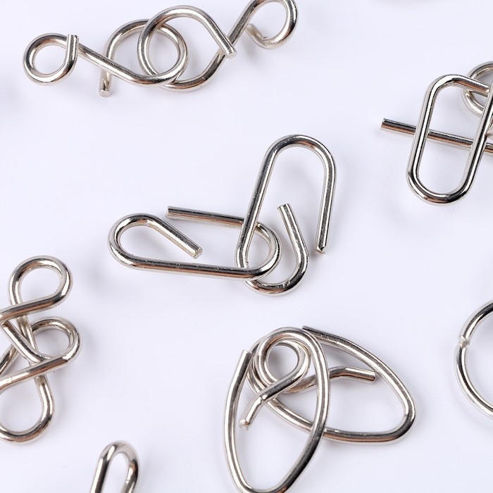 Металлическая головоломка 30 шт Металлическая головоломка 30 шт "Пушистый"