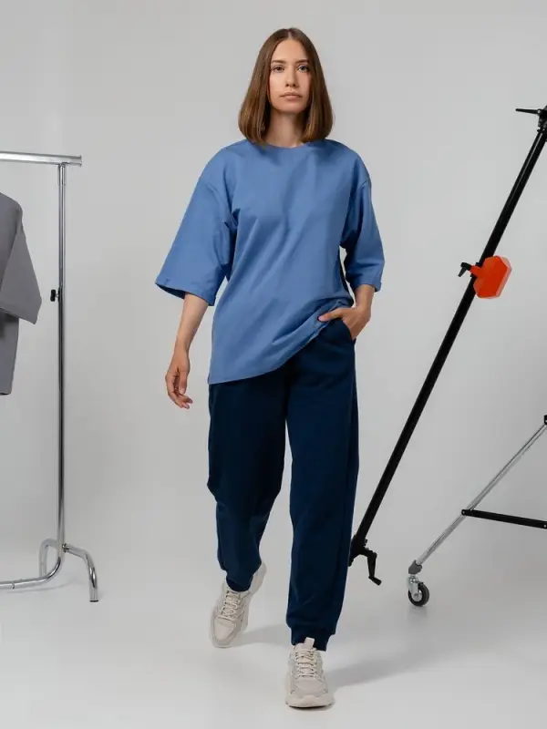 Футболка оверсайз унисекс Kosmos 2.0, кремовая, размер XS/S