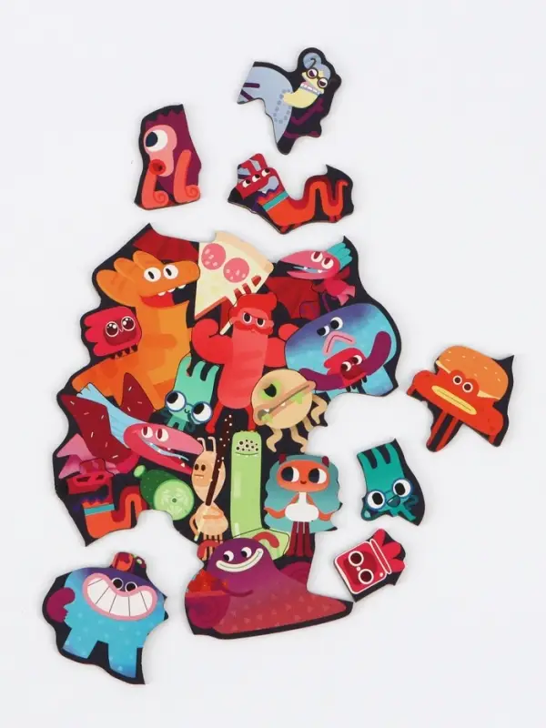 Ум и Хрум Деревянный пазл &laquo;Веселые друзья&raquo; 22 детали