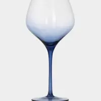Бокал для вина Magistro &laquo;Иллюзия&raquo;, 540 мл, 10&times;24 см, стекло, прозрачный, синий