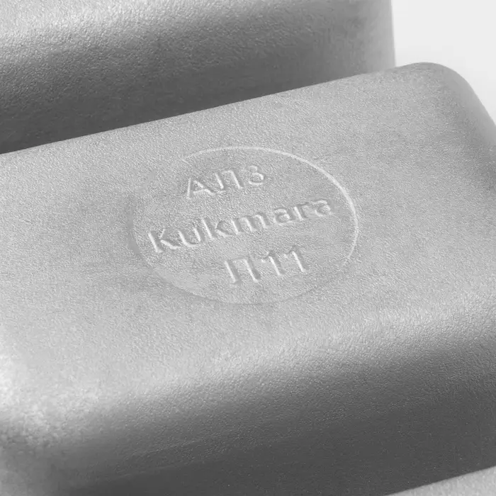 Форма для хлеба KUKMARA, 3 л (1.2 л), 30.5&times;14&times;10 см, Л-11, 3-х секционная, литой алюминий