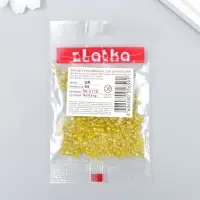 Бисер "Zlatka" 08/0, 3 мм, 10 г 0110 желтый