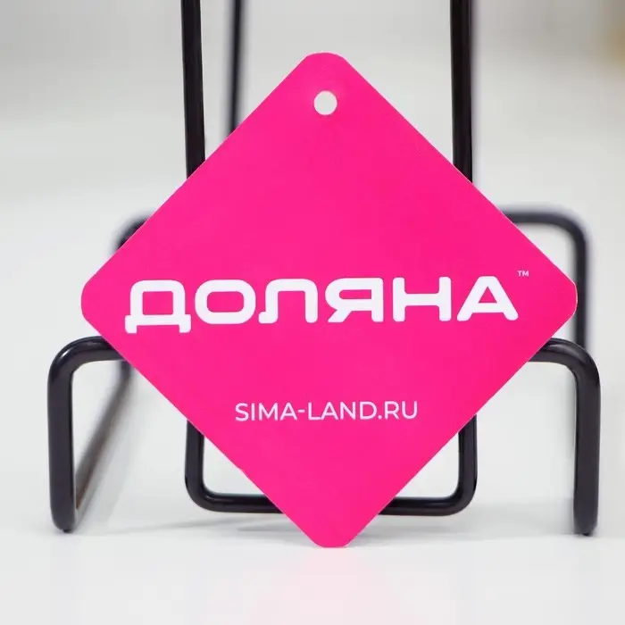 Салфетница Доляна «Демо», 13×8.5×11 см, цвет тёмно-коричневый