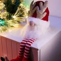 Фигура текстиль «Гном красная шапочка» 33 см, 1 LED, от батареек AG13×3, свечение тёплое белое Фигура текстиль «Гном красная шапочка» 33 см, 1 LED, от батареек AG13×3, свечение тёплое белое