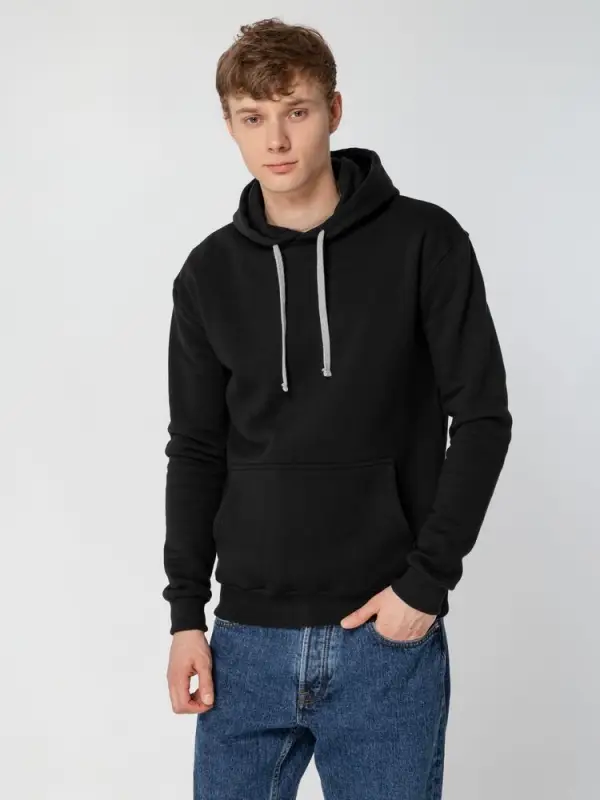 Толстовка с капюшоном Unit Kirenga Heavy черная, размер XS Толстовка с капюшоном Unit Kirenga Heavy черная, размер XS