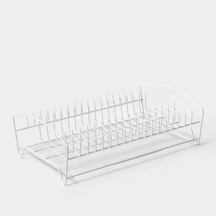 Сушилка для посуды с поддоном, 39&times;25&times;12 см, белый