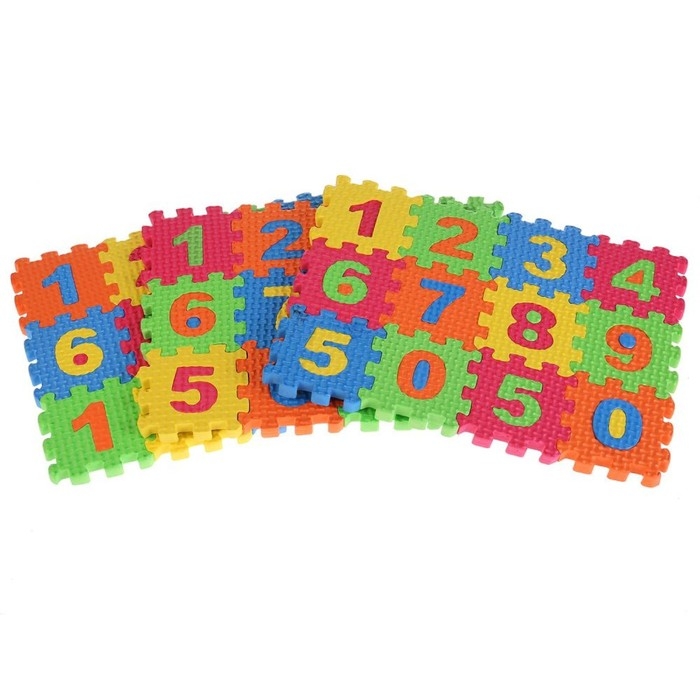 Пазлы мягкие «Союзмультфильм с цифрами», 36 элементов Пазлы мягкие «Союзмультфильм с цифрами», 36 элементов