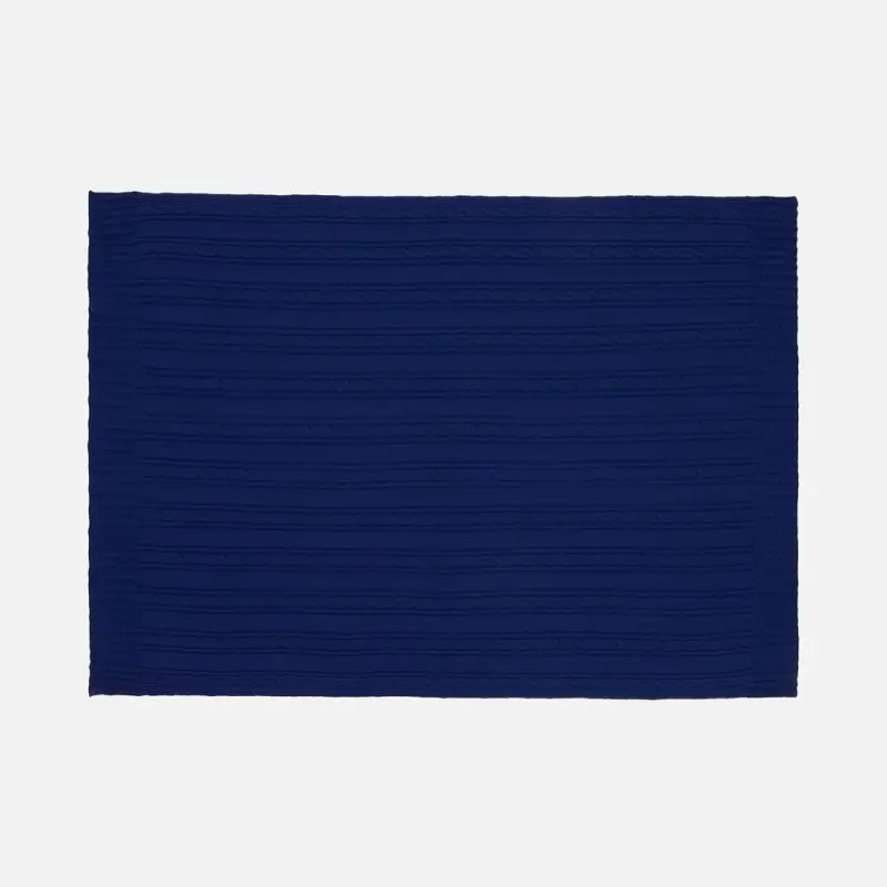 Плед Remitti, темно-синий (кобальт) Плед Remitti, темно-синий (кобальт)