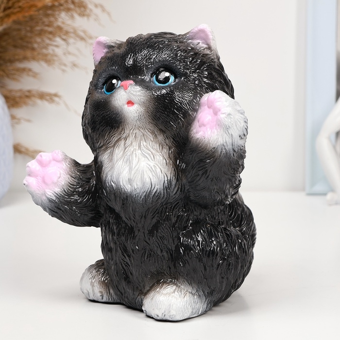 Копилка Копилка "Радостный кот" черный, 20см