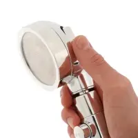 Лейка для душа ZEIN Z0014, пластик/нержавейка, 3 режима, микроскопические точки, цвет хром