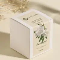 Свеча в вулканическом подсвечнике "Цилиндры" белая 8,1х8,1х5,4 см