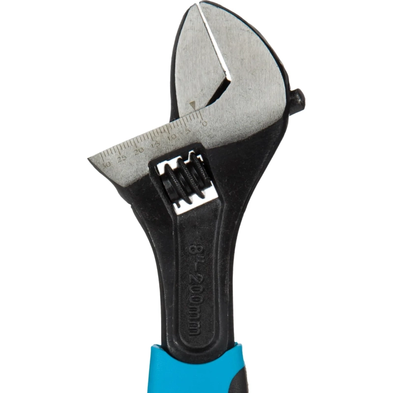 Ключ разводной 200 мм Topfort из углеродистой стали, пластиковая ручка