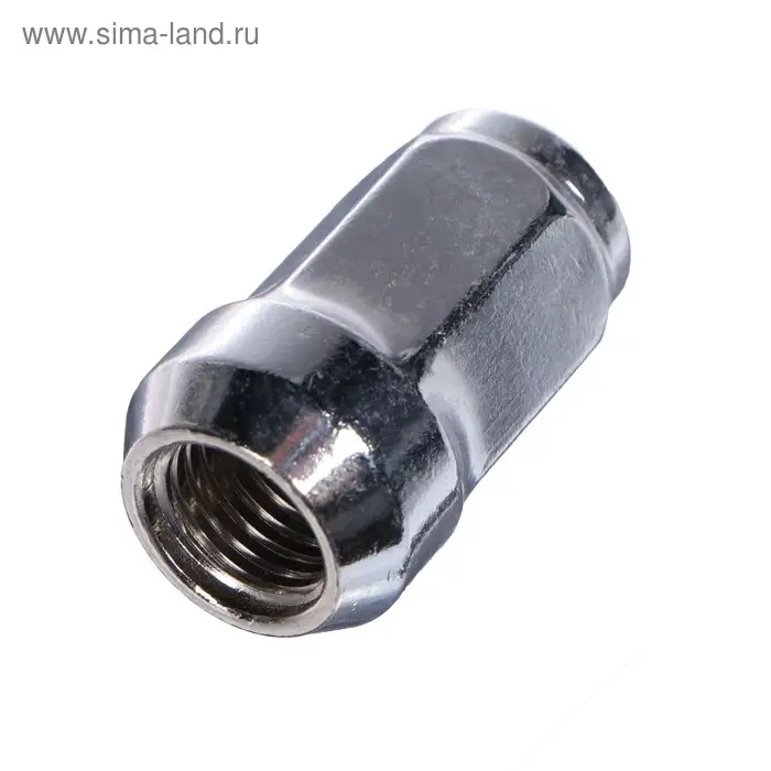 Гайка колесная под ключ 17 мм, 12×1.5 мм, конус, закрытая, хром, фасовка 20 шт Гайка колесная под ключ 17 мм, 12×1.5 мм, конус, закрытая, хром, фасовка 20 шт