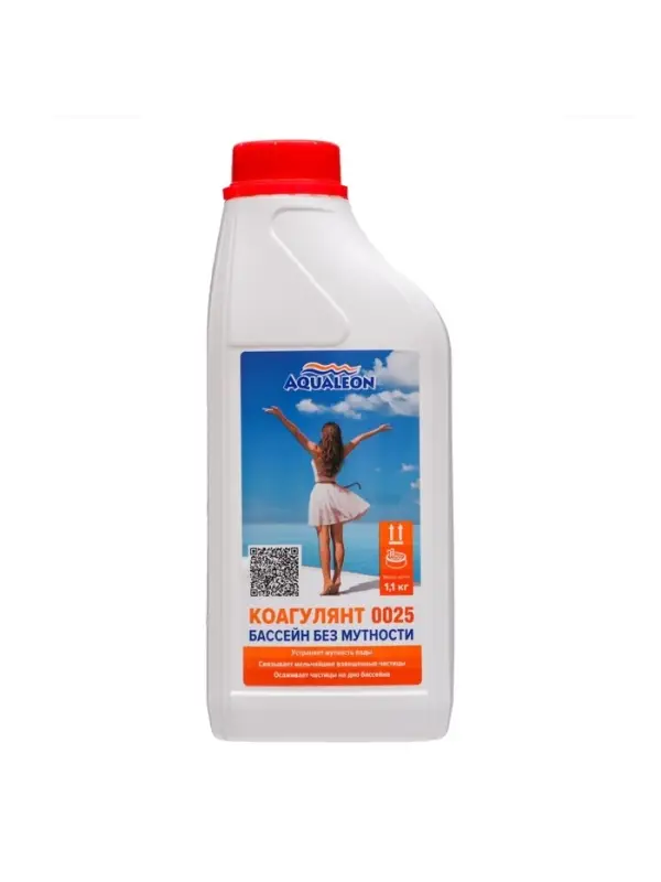 Коагулянт Aqualeon жидкое средство, 1 л (1.1 кг)