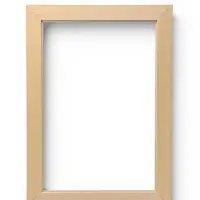 Рама для картин и зеркал Elegance de Lumi, 40&times;60 см, пластик, белая с серебром