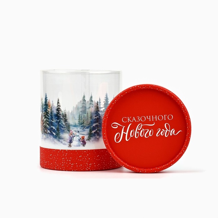 Коробка подарочная «Сказочная зима», 10 х 11 см, Новый год Коробка подарочная «Сказочная зима», 10 х 11 см, Новый год