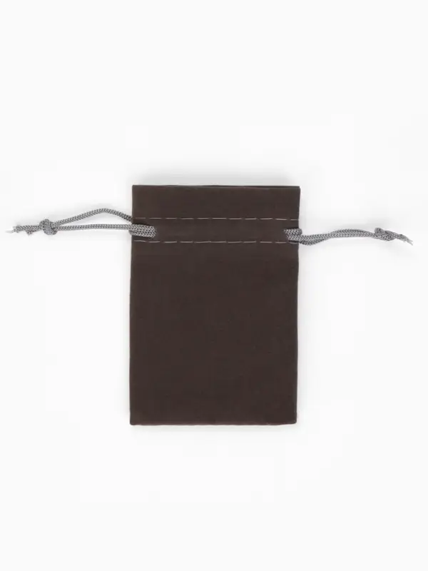 Набор мешочков бархатных 50 шт. &laquo;Классика&raquo;, 6&times;8 см (+ - 1 см) цвет серый (4621398)