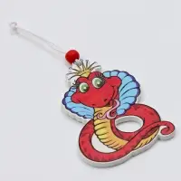 Елочные игрушки в деревянной подарочной упаковке, 9 шт.