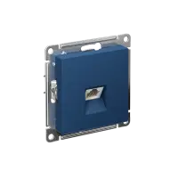 ATLASDESIGN РОЗЕТКА компьютерная RJ45, кат. 5Е, механизм, АКВАМАРИН