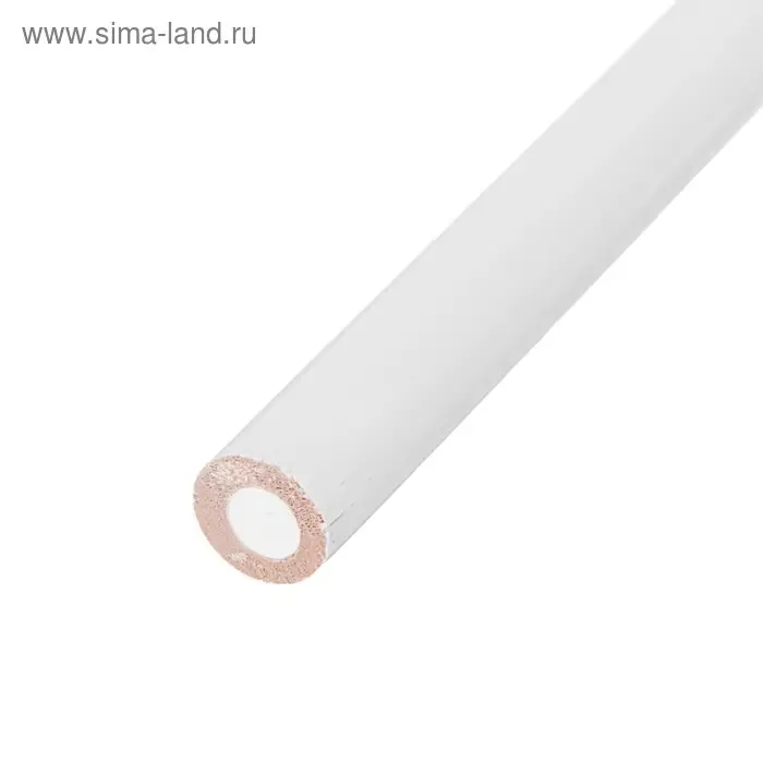 Карандаш цветной для разных поверхностей (стекло, ткани, металлу, пластику, резине) белый Карандаш цветной для разных поверхностей (стекло, ткани, металлу, пластику, резине) белый