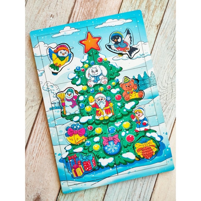 Пазл «Новогоднее настроение», размер 20,3x29,3 см Пазл «Новогоднее настроение», размер 20,3x29,3 см
