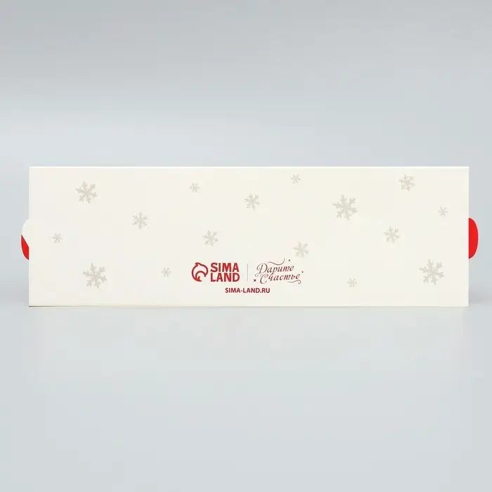 Коробка для макарун «Сладкого нового года» 18×5.5×5.5 см Коробка для макарун «Сладкого нового года» 18×5.5×5.5 см