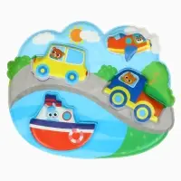 Игрушки резиновые для купания Крошка Я &laquo;Машинки&raquo;, пазл, развивающие игрушки