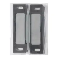 Магнит мебельный M002BR, 60&times;13 мм, средний, черный, 4 шт.